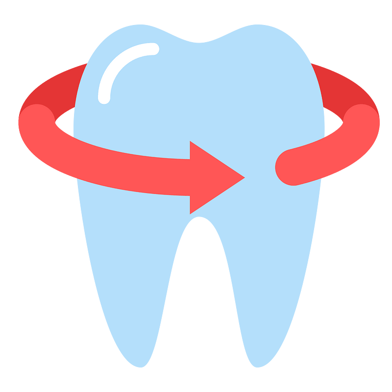 Tooth rotate
