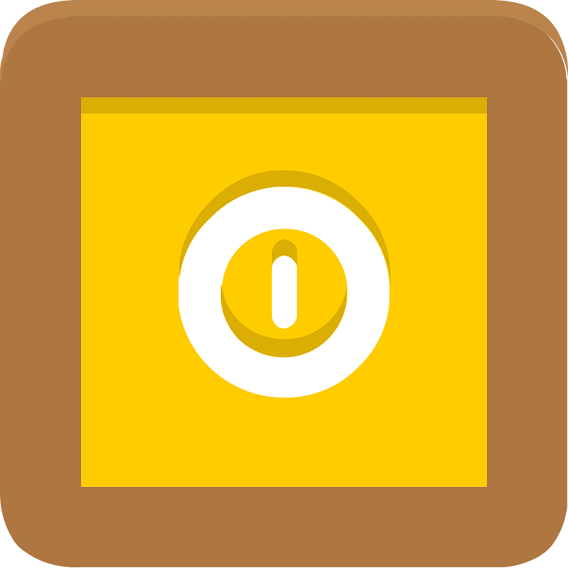 Yellow block 07 switch off