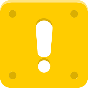 Yellow block 08 exclamation