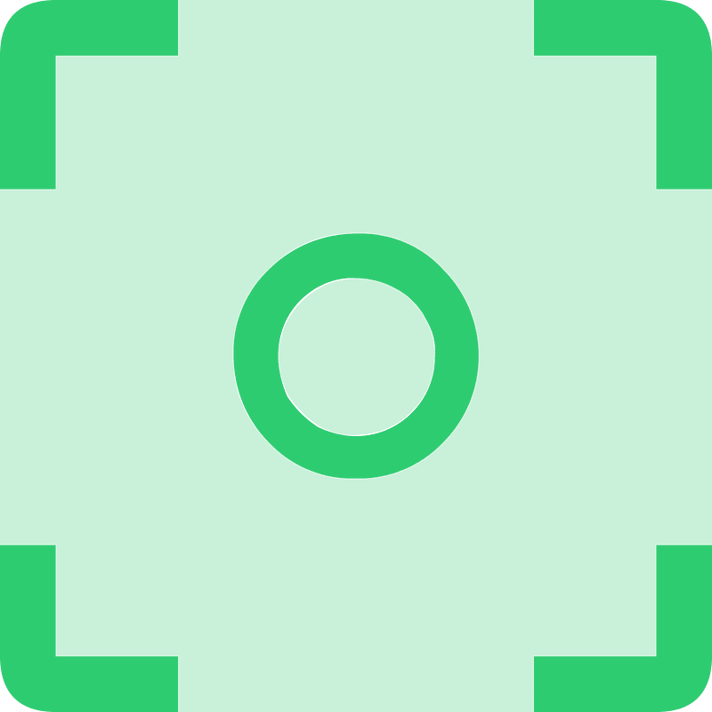 Green block 11 circle