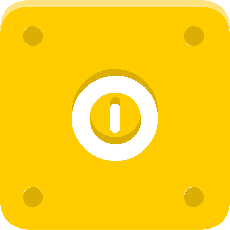 Yellow block 08 switch off