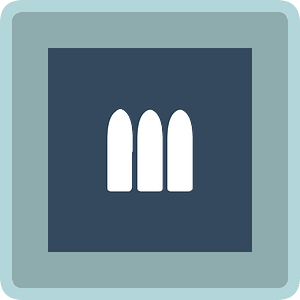 Dark blue block 12 weapon