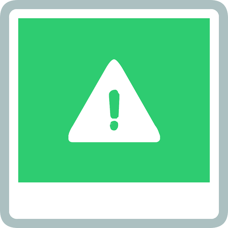 Block 22-04 green exclamation