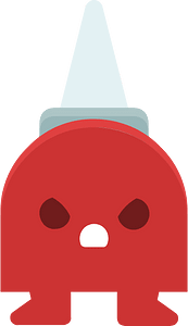 White hat red character