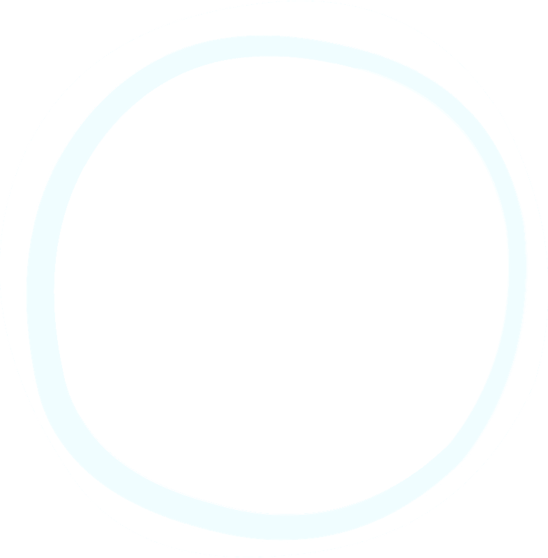 White circle