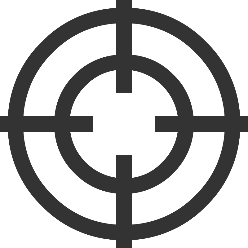 Round crosshair