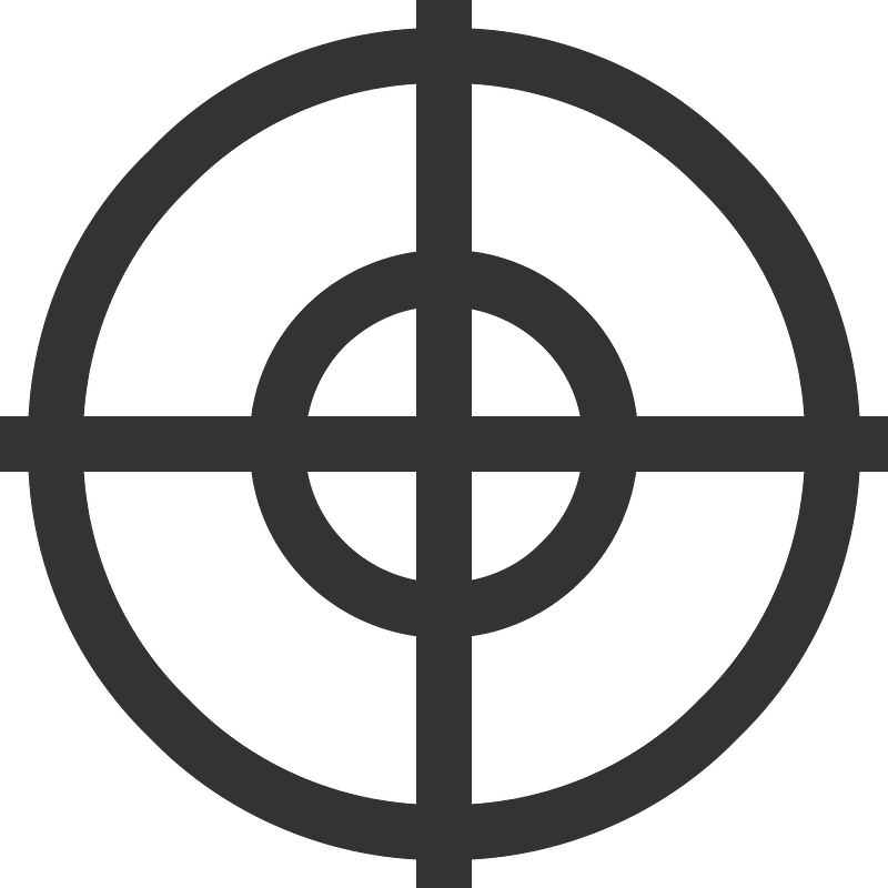 Round crosshair