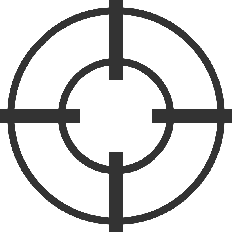 Round crosshair