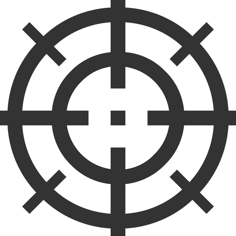 Round crosshair