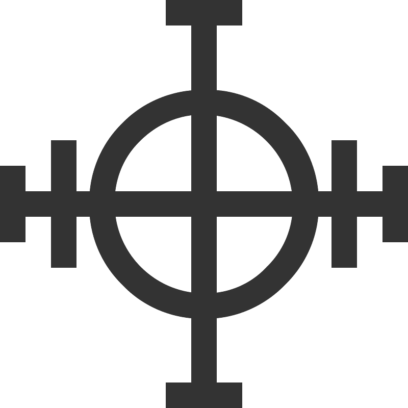 Round crosshair