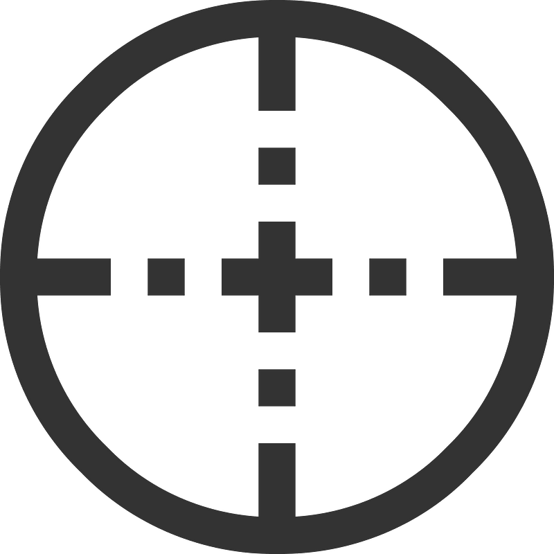 Round crosshair