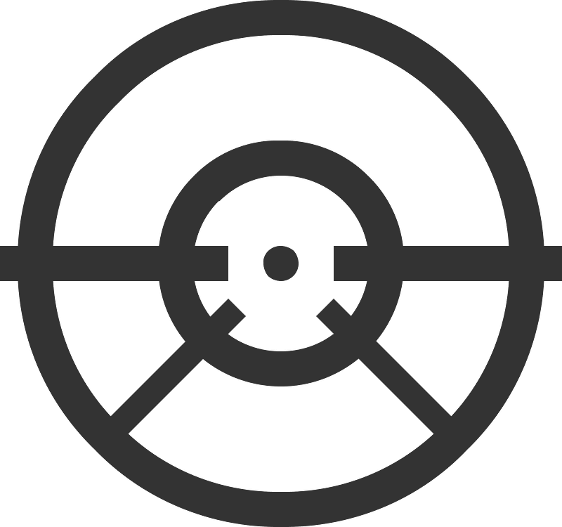 Round crosshair