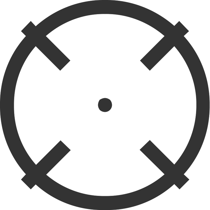 Round crosshair