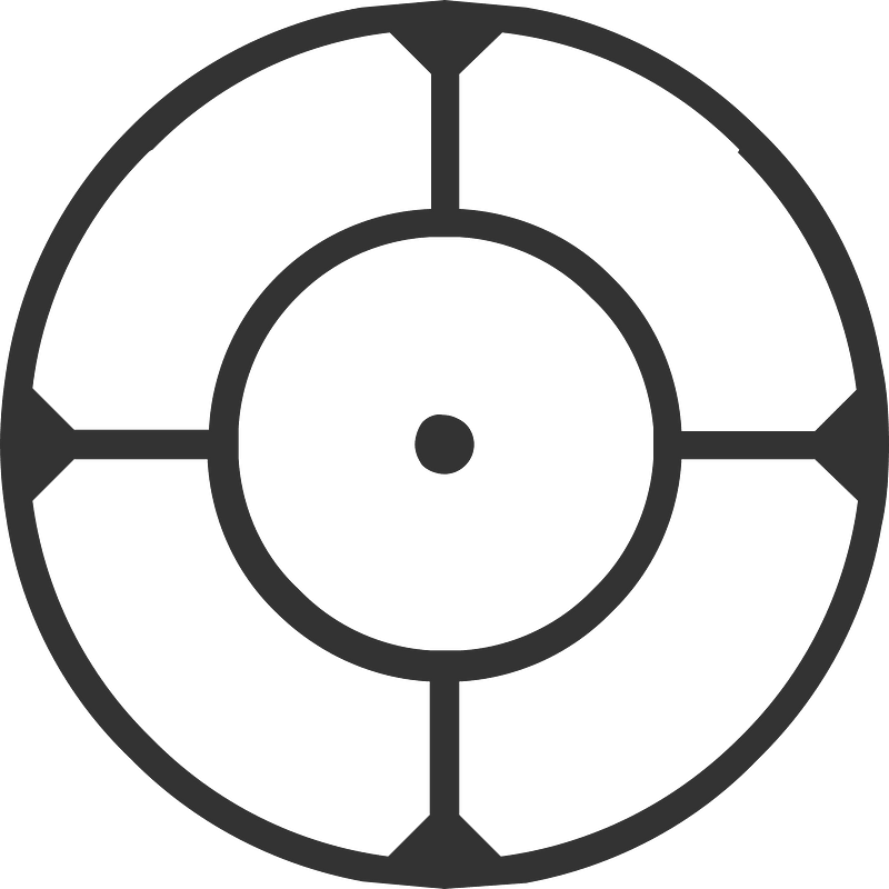 Round crosshair