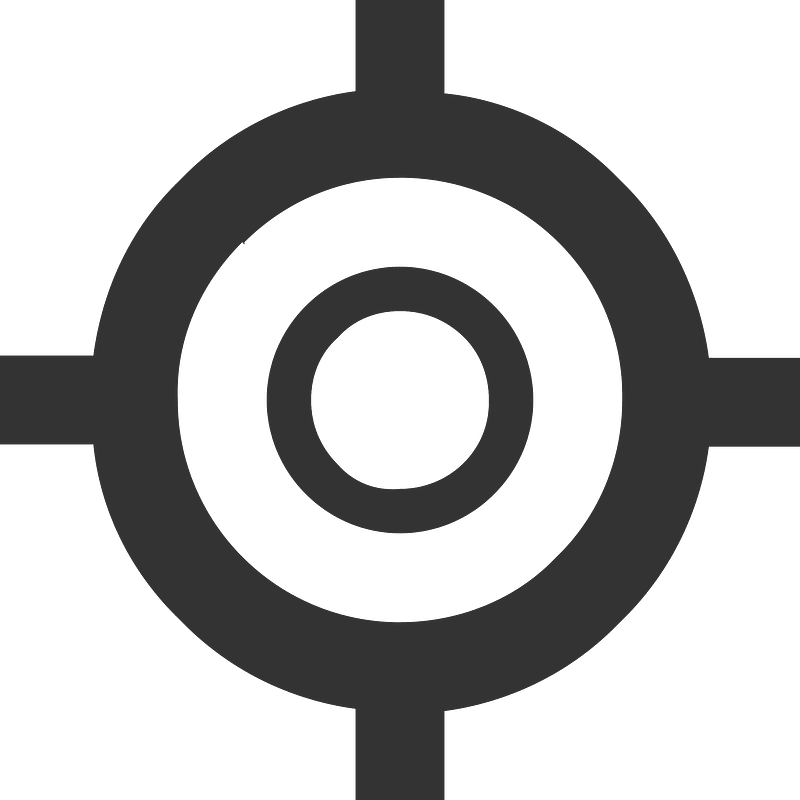 Round crosshair