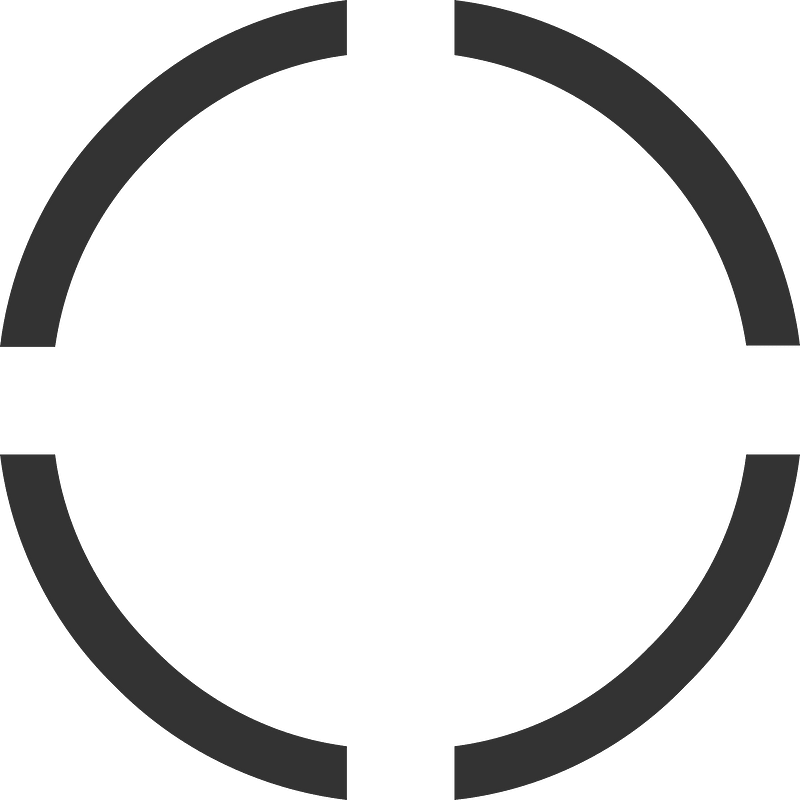 Round crosshair