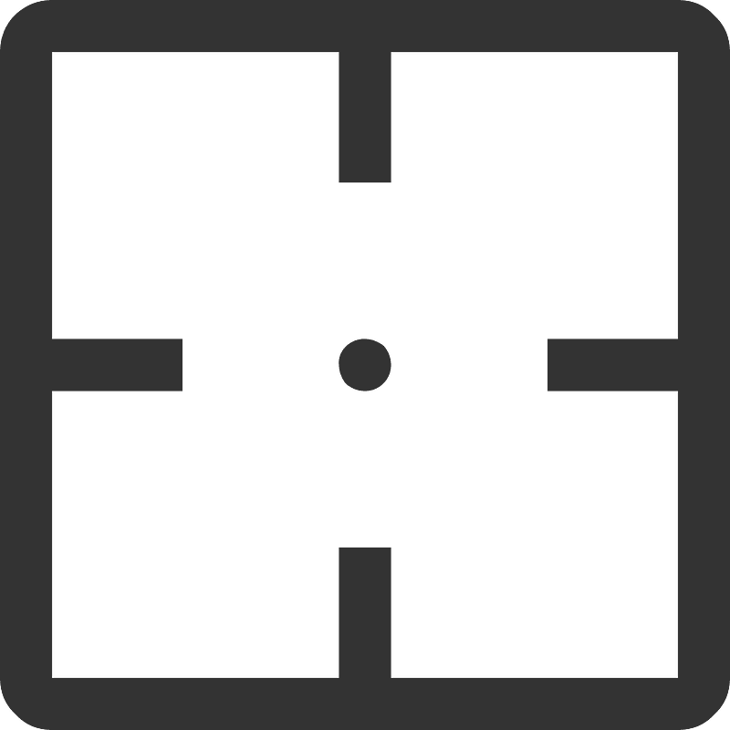 Square crosshair