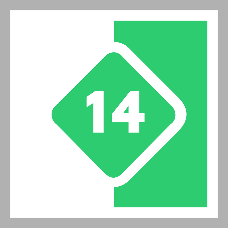 Green card 14 fourteen