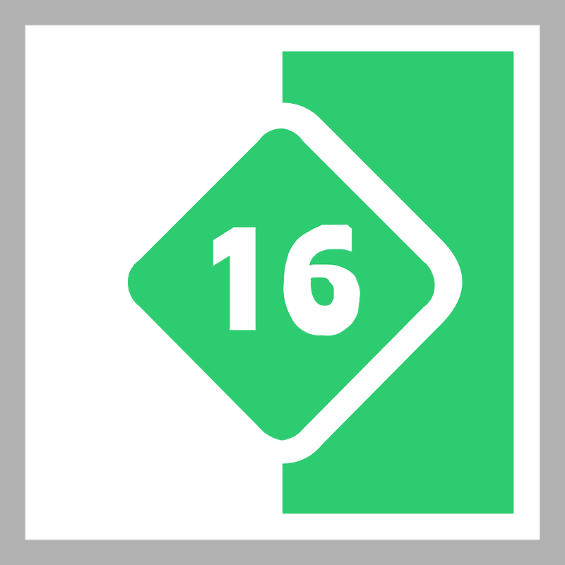 Green card 16 sixteen