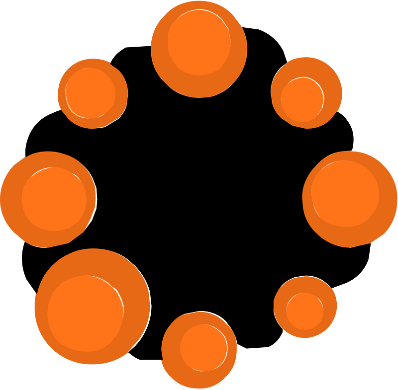 Orange explosion
