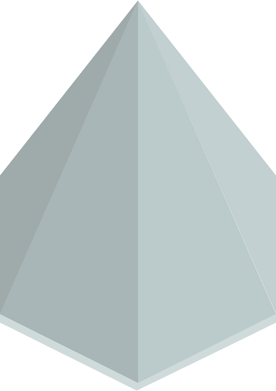 Grey hexagon tent