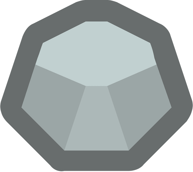 Grey hexagon rocks