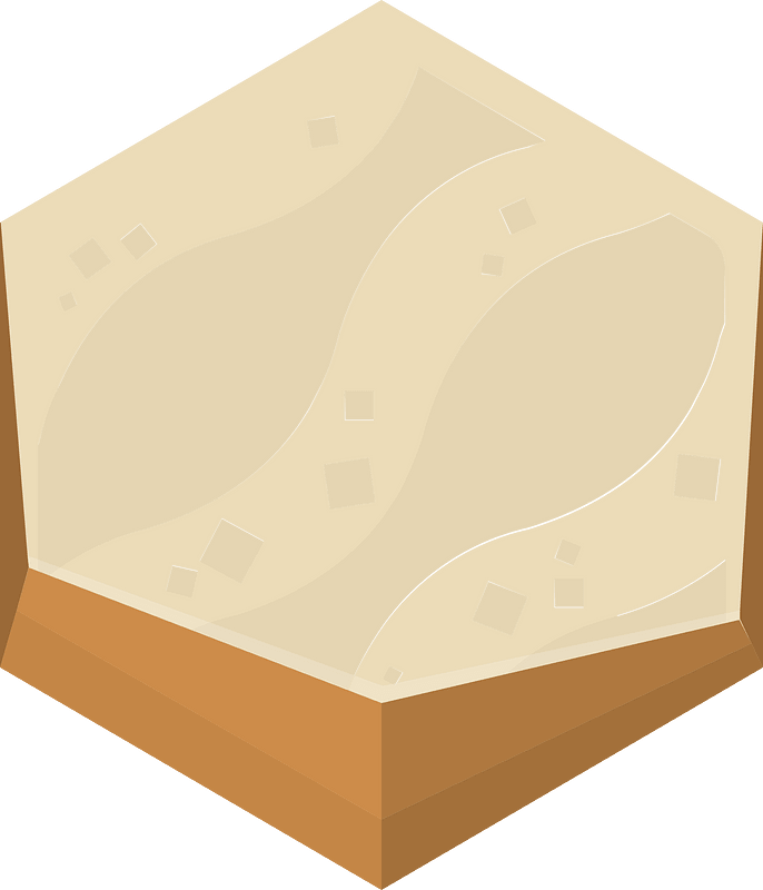 Hexagon beige land