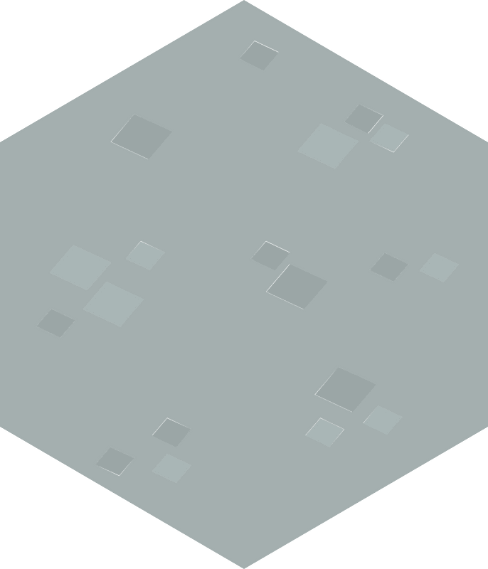 Hexagon grey land