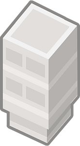 Blue isometric building