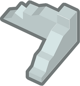 Isometric building part 14 wall