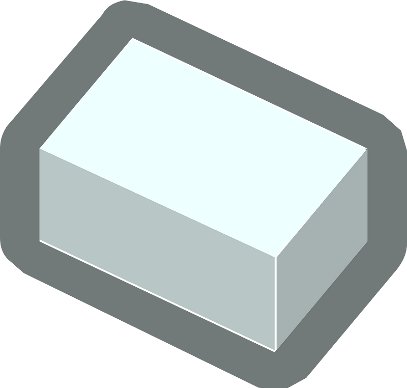 Isometric building part 17 wall