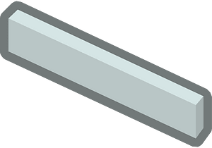 Isometric building part