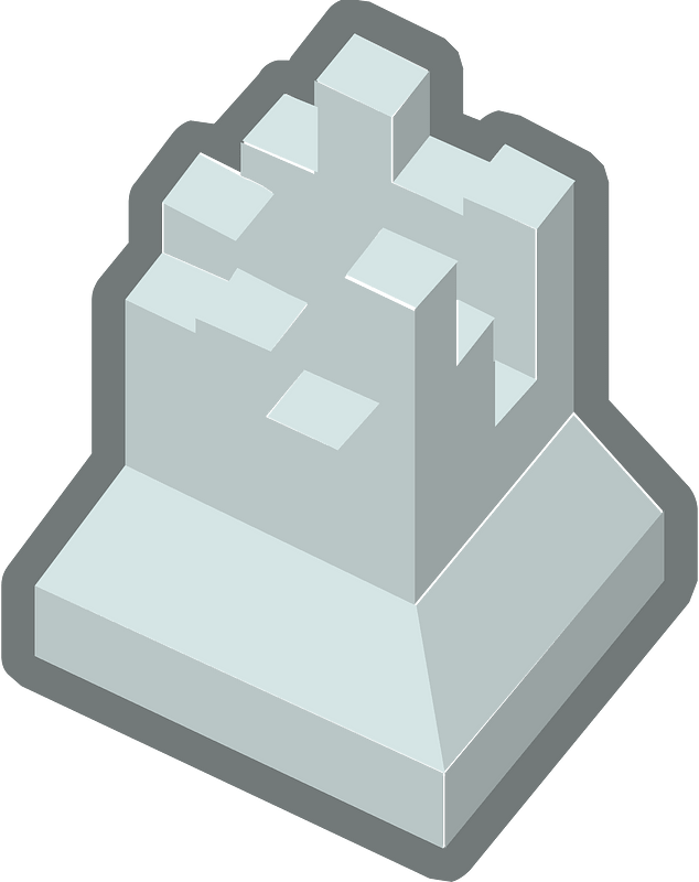 Isometric building part