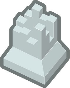 Isometric building part