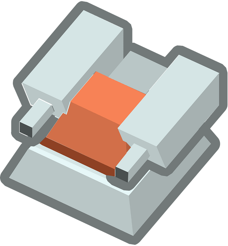Red isometric building