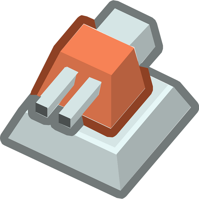Red isometric building