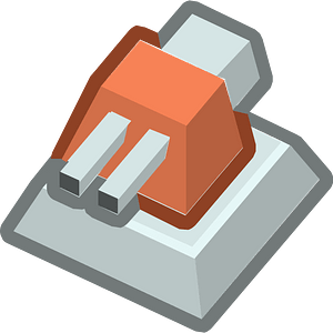 Red isometric building