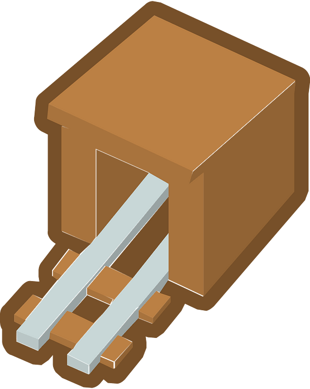 Red isometric building