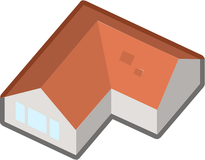 Red isometric building