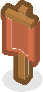 Red isometric building