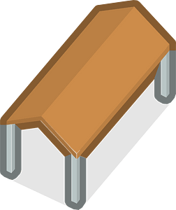 Red isometric building