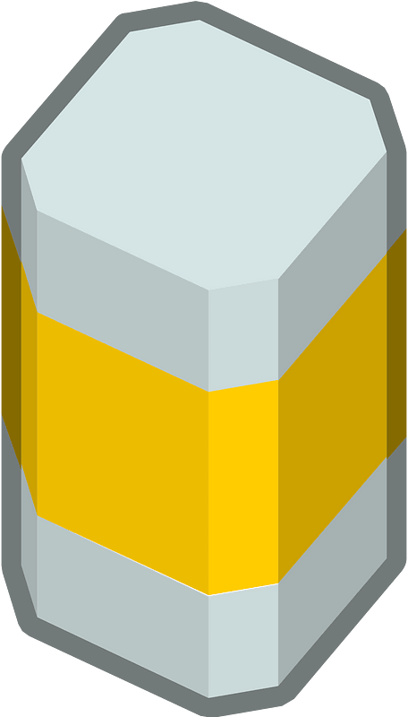 Yellow isometric building