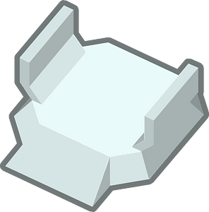 Yellow isometric building