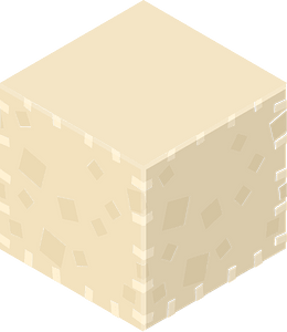Beige isometric cube 06 bricks