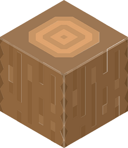 Brown isometric cube