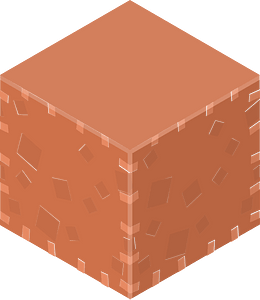 Brown isometric cube 13 bricks