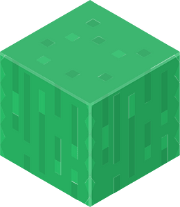 Green isometric cube