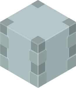 Grey isometric cube 17 bricks