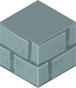 Grey isometric cube 20 bricks