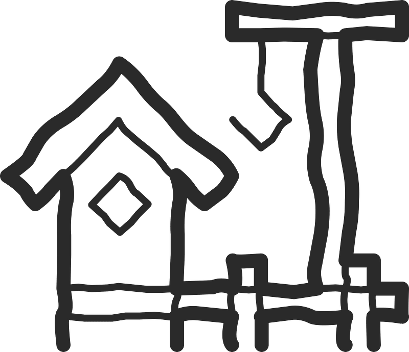 Mono line object 12 house